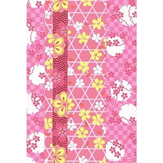 SOWA LABO Goshuincho Small Oval Kyoto Floral Pattern (Pink)