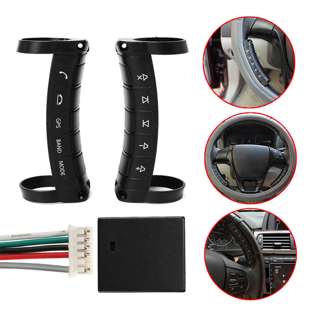 10 Keys Steering 2 Din DVD Controller Auto Accessory Steering Wheel Button Replacement DVD Button Repair Part