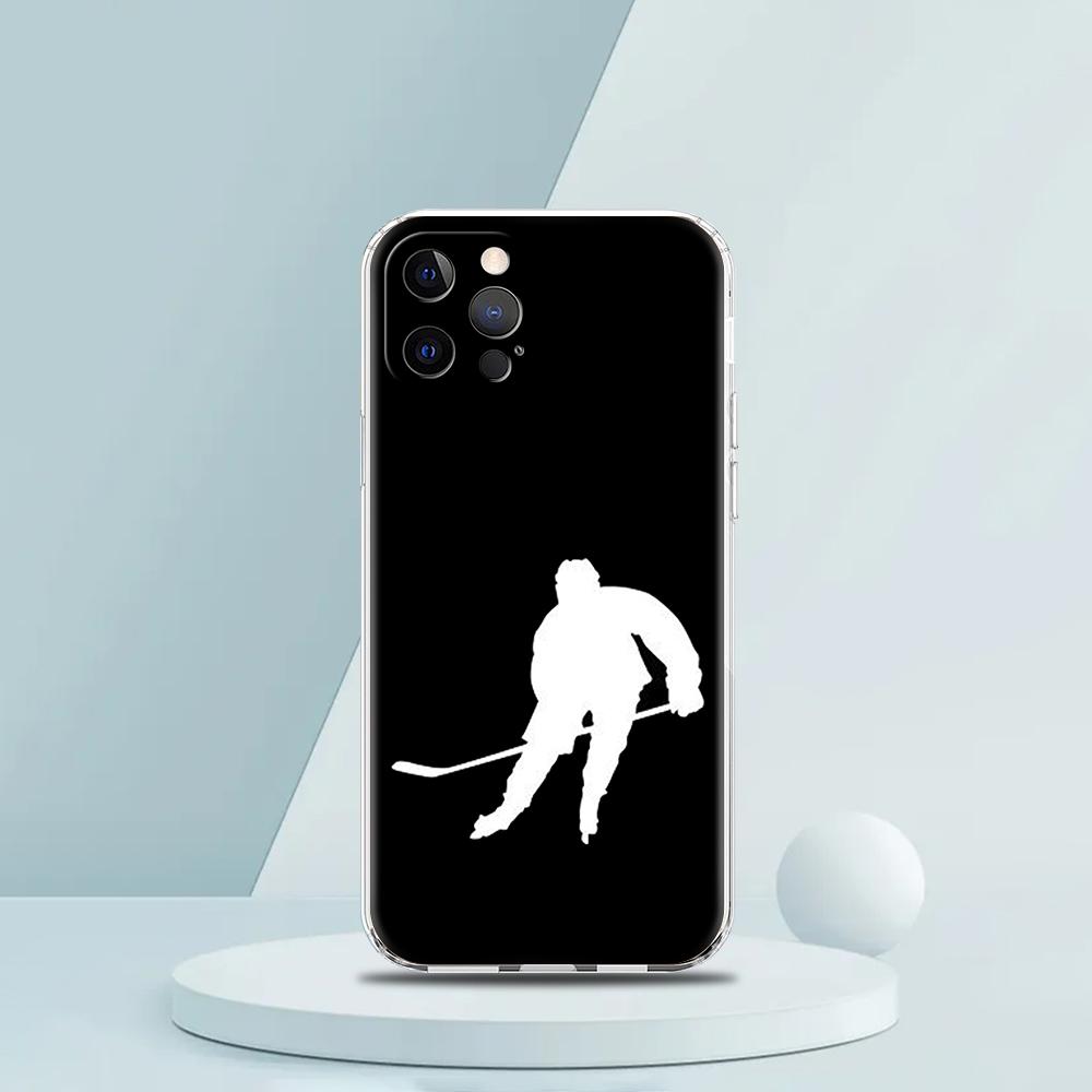 Eishockeyfeld Luxus Handyhülle Für iPhone 16 15 14 13 12 11 Pro Max XS X XR SE 7 8 Plus Weiches Silikon Klare Hülle