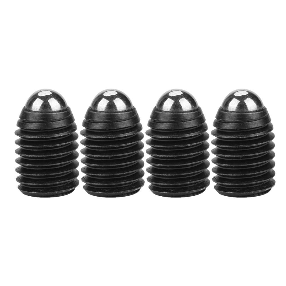 10pcs M12 Screw Thread Hex Socket Carbon Steel Ball Spring Plungers Set (M12*16)
