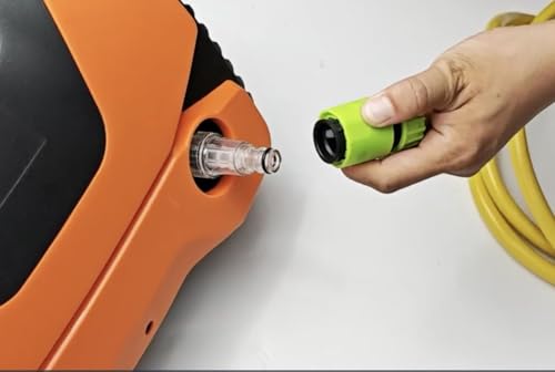 YUET 15M Pine Suction Hose with Quick Coupling and Filter for Kärcher K2, K3, K4, K5, K6, K7 Series and Bosch AQT Series Pressure Washers, PVC 3-Ply H