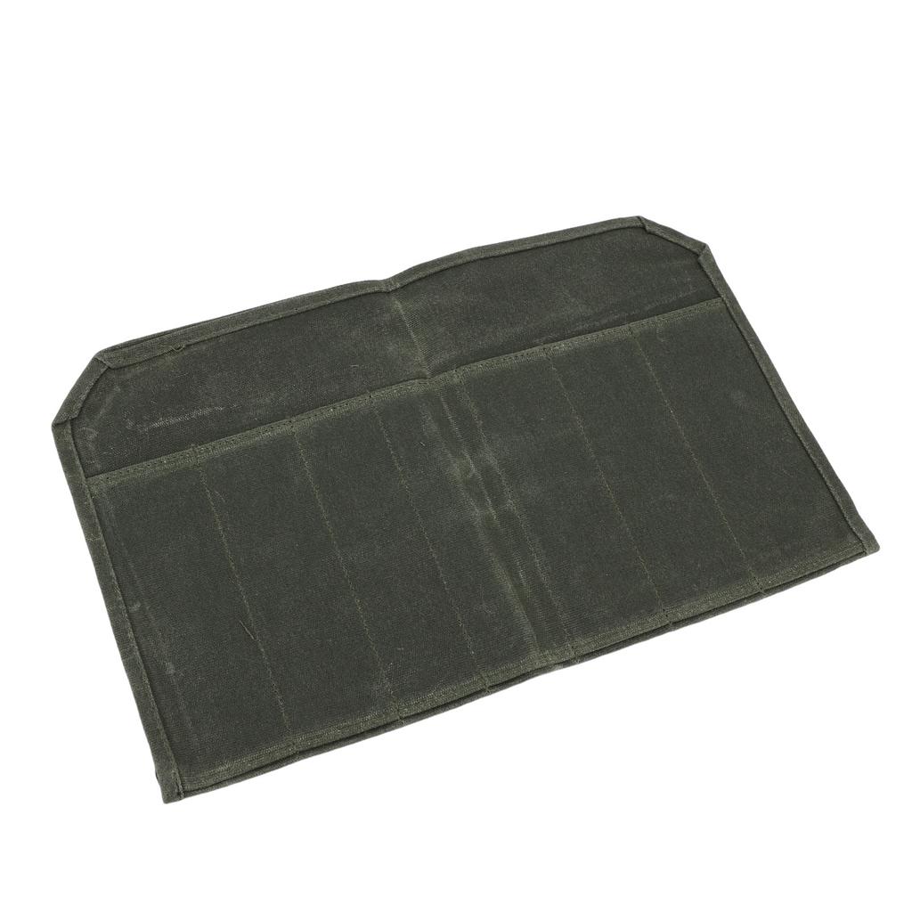 Kitchen Sheath Roll Bag Portable Water Proof Waxed Chef Bag with 7 Slots for Outdoor Camping Picnic