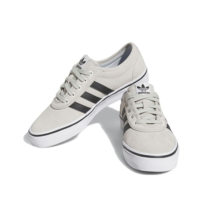 Adidas Originals Adiease Suede Comfortable Trendy Slip Resistant Durable Lightweight Low Top Skate Shoes Unisex Sneakers Gray HQ6433