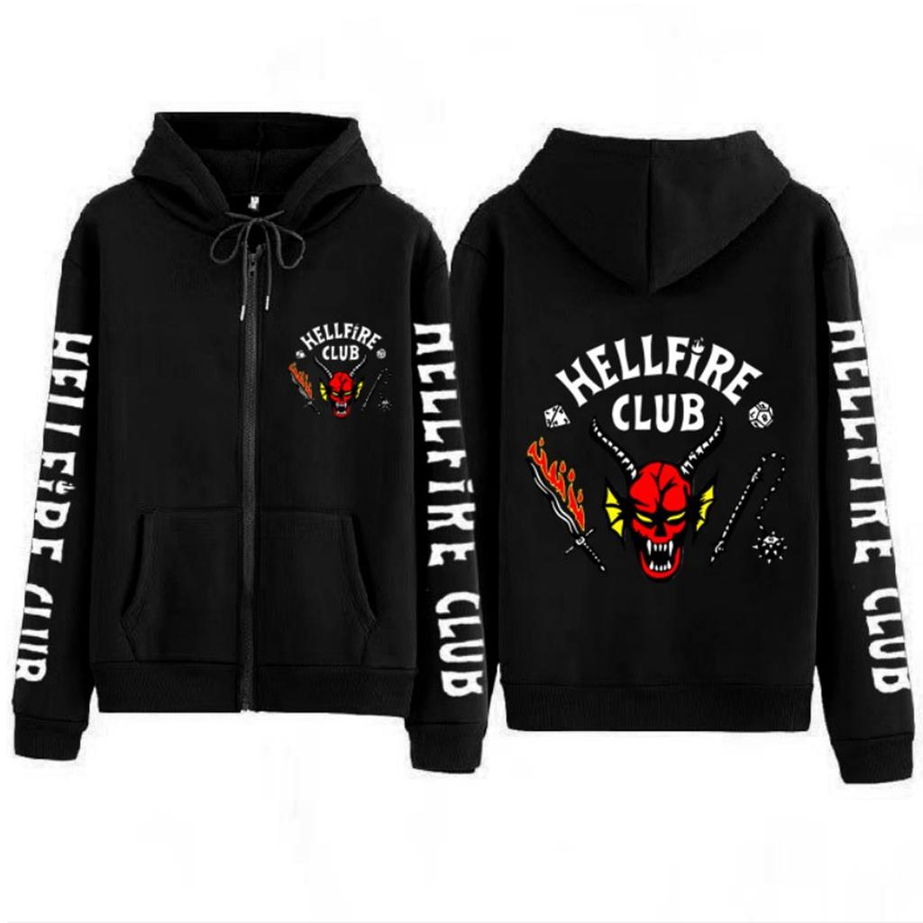 (SU)Printed Long Sleeve Hoodie Pullover Women Men Sweatshirt Zipper Tops Unisex Fashion Women Men