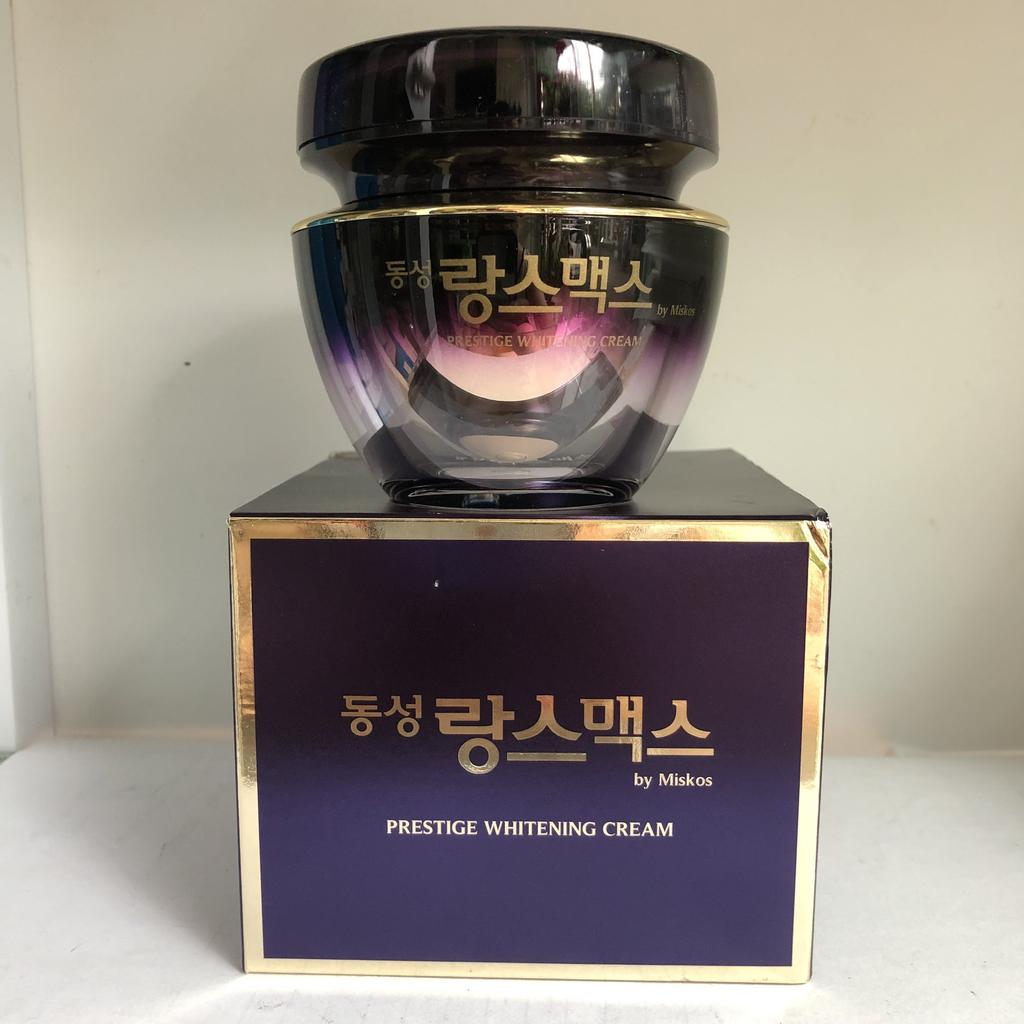 DONGSUNG Rannce Max Prestige Whitening Cream 50g/ Föryngrande, Närande, Fuktgivande, Koreansk Kosmetik, Kbeauty