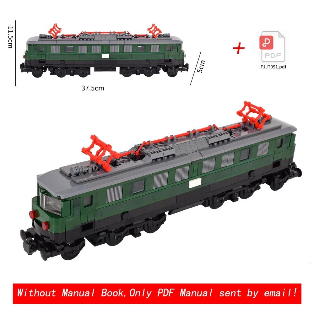 MOC Město Kreativní nápad Vlaková brzda Klasické auto Stavebnice Klasické auto Kostky Kostky Sestavené DIY Hračky