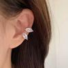 1Pc Simple Water Drop Zircon Earbone Clip Female Stud Earrings Non Piercings Earrings