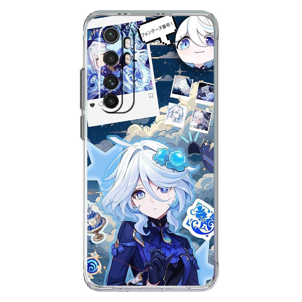 

Phone Case For Xiaomi 14 15 13 14T 13T 12T 11T Pro 12 11 Lite Poco X7 X6 X5 X3 NFC F7 F6 Cover Genshin Impact Lovely Furina Poco X6
