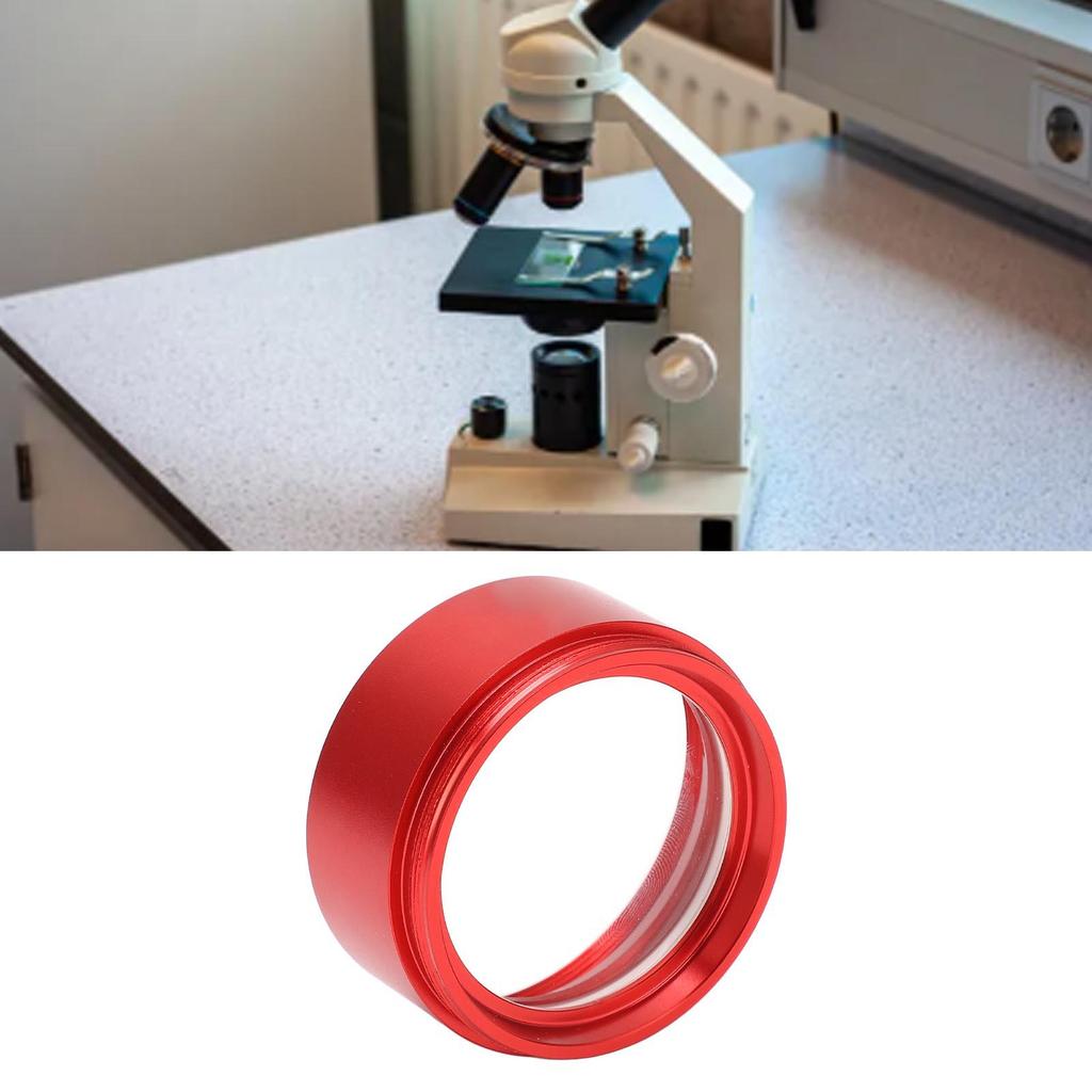 Mikroskop Hilfsobjektiv Hohe Transmission Anti-Blau Stereo-Mikroskop Hilfsobjektiv 0,7X