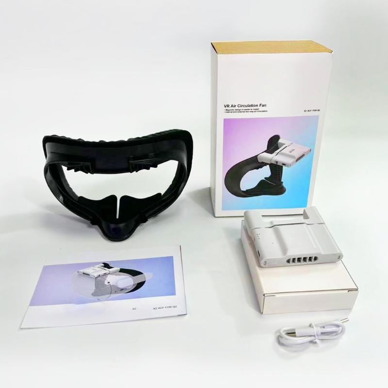 Ochranný polštářek s nastavitelným chráničem očí s chladicím systémem, prodyšný kryt obličeje pro VR headsety Q 2