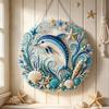 Ozeanperlen Kunst DIY Hängendes Ornament Kit 5D Spezielle Form Diamantmalerei für Erwachsene Fensteraufhängung Dekoration Geschenk für Bastelliebhaber
