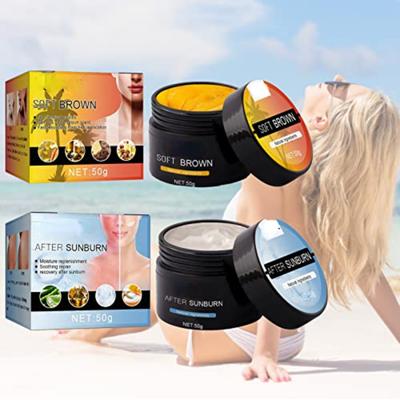 Tanning Gel,Brown Tanning Gel 50 Gram Tanning Accelerator Cream, Soft Brown Intensive Tanning Luxe Gel,Tanning Cream for Sunbeds & Outdoor Sun