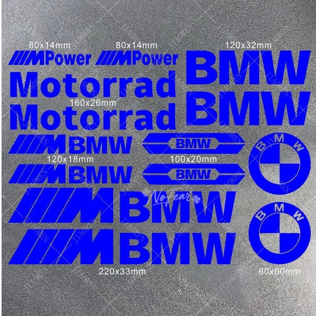Vinyl Sticker Logo  For BMW E93 F10 F20 F30 F40 F15 F25 F26 F31 F49 F86 M3 M5 X3 x1 e46 M Motorcycle Tank Helmet Car Bike Decal blhn58