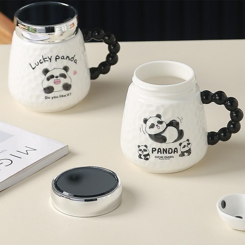 Cute Panda Ceramic Cup High Value Mug Souvenir Home Couple Water Cup Coffee Cup Gift Cup