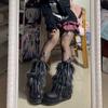 Women Faux Fur Leg Warmers Women Fall Leggings Jk Boots Stocking Girls Lolita Punk Boot Cover Harajuku Fur Foot Warming Cover