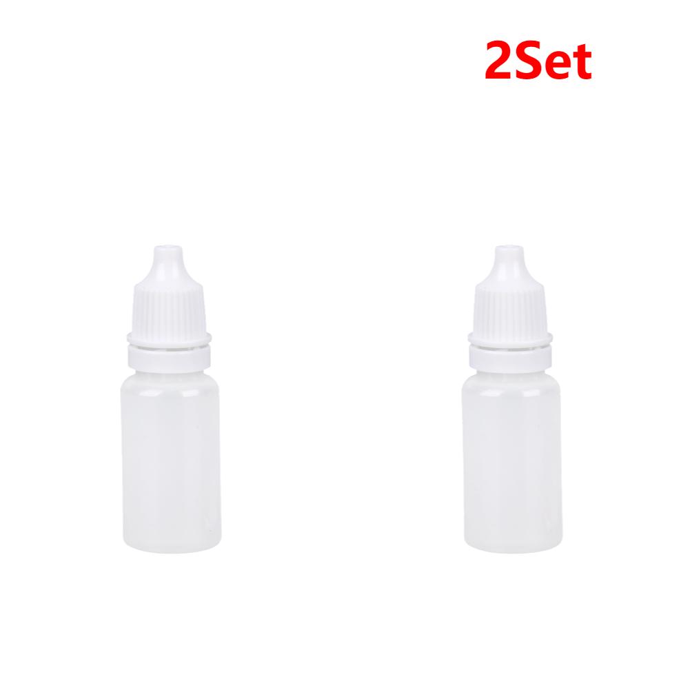 50pcs 5/10/15ml Eye Dropper Bottles Refillable Eye Drop Bottle Portable Eye Liquid Dropper for Solvents Essence Eye Drops Saline