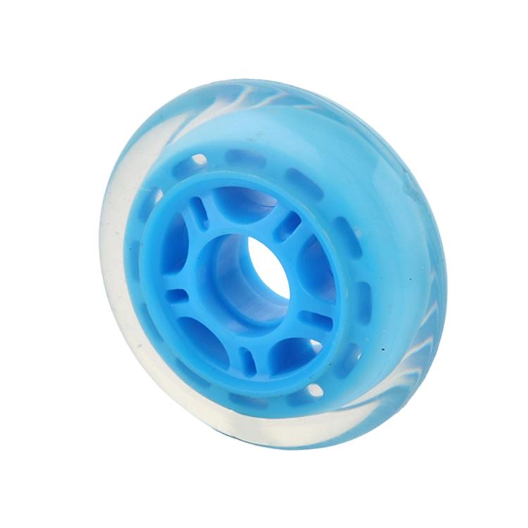 Ruidongle Professional 80*24 Inline Skate PU Transparent Wheels Kids Skateboard Wheels Inline Skates Roller Skates Accessories