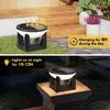 Waterproof Outdoor Solar Post Light Solar Powered Post Pillar Lamp  Patio Lighting