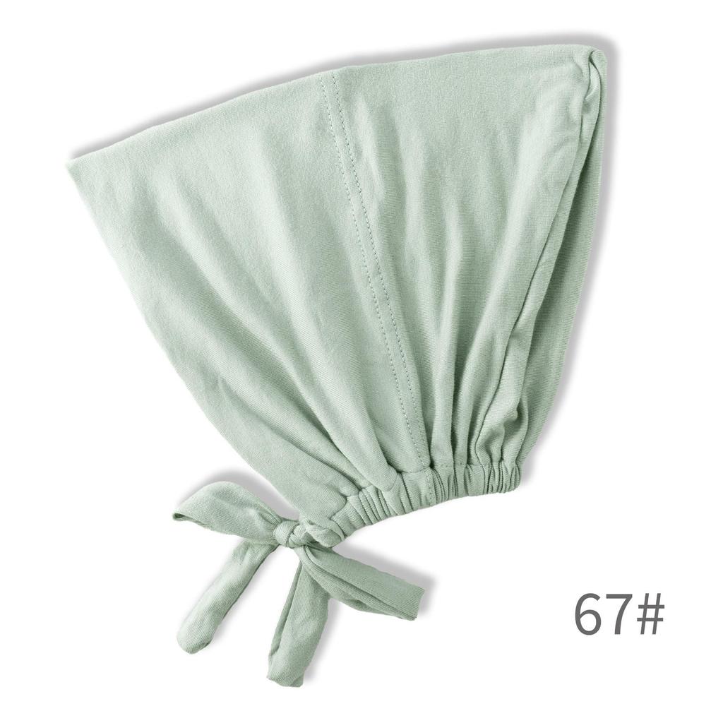 Premium Mercerized Cotton Adjustable Elastic Hair Cover Cap