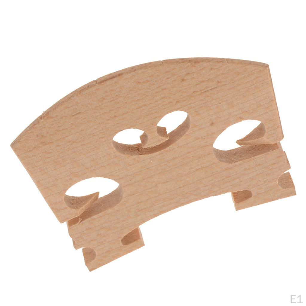 Wooden Violin Bridge Available /4,3/4,1/4,1/2,1/8 Solid Wood