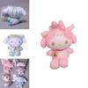 Adorable Kuromi My Melody Zodiac Cow Plush Toy Keychain With Cinnamonroll Pendants Xmas Gift