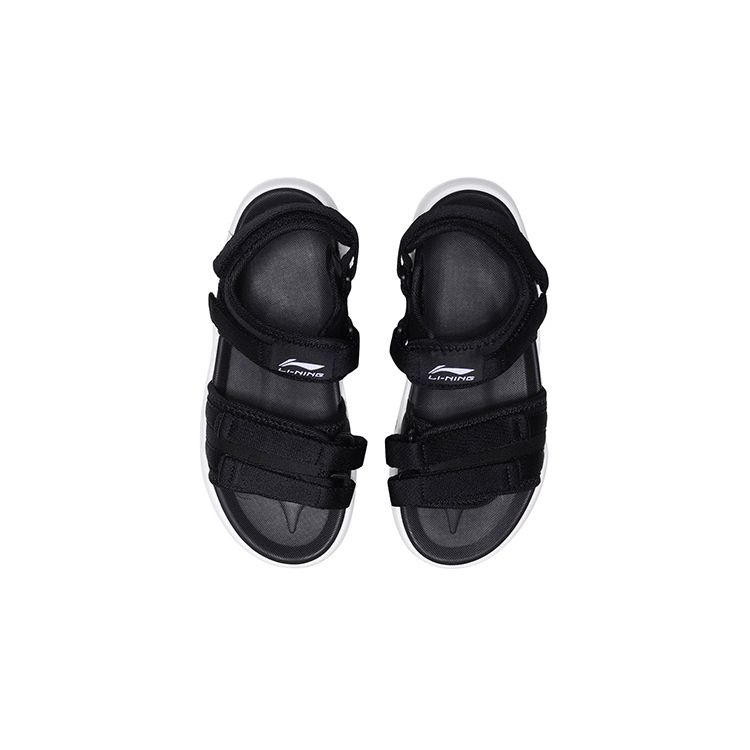 Li Ning Kids Open-Toe Sandals Kids Footwear Standard-Black YKUQ048-3