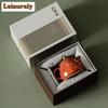 180ml Beixi Tang Handwritten Gold Prose Teapot Handmade Alum Red Mini Pot Tea Soaking Kettle With Infuser Filter Teaset Gifts