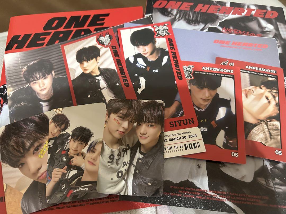 

[USED] AMPERS&ONE ONE HEARTED Album Siyoon Set
