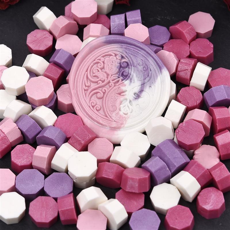 100Pcs Retro Sealing Wax Beads Color Seal Stamp Wax For Seal Scrapbook Material Wedding Birthday Party Wax DIY Art Decor Supply