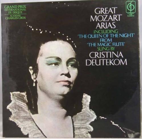 LP Record CRISTINA DEUTEKOM  Great Mozart Arias CFP164 CLASSICS FOR P UK Classical Used
