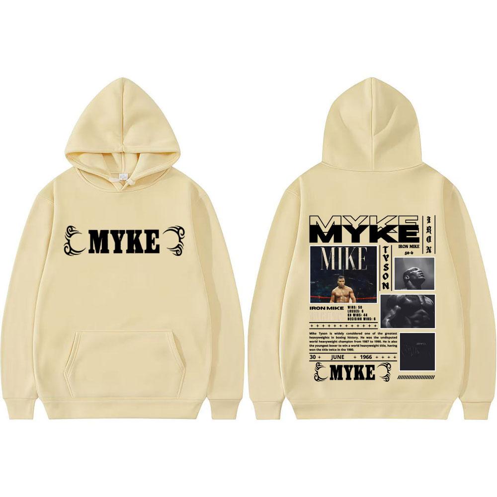 Limited Iron Mike Tyson Print Pullover Men Women Clothing High Quality Casual Hoodie Unisex Vintage Harajuku Classic Sweatshirts