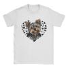 Funny USA Patriotic American Yorkshire Terrier TShirt for Unisex Unisex Crew Neck Cotton T Shirts Tee Shirt Big Size Clothes