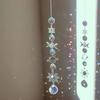 Planet Star Moon Sun Crystal Wind Chime Pendant, Sunshine Catcher Home Garden Garden Decoration Festival Gift.