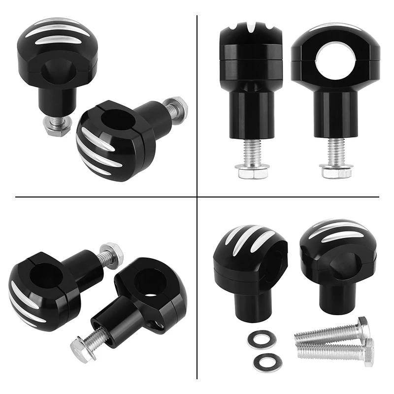 Motorcycle 25MM 1" Handlebar Clamp  Riser Adjustable Rise Bar Mount Universal Kit For Harley Dyna Softail Touring Sportster