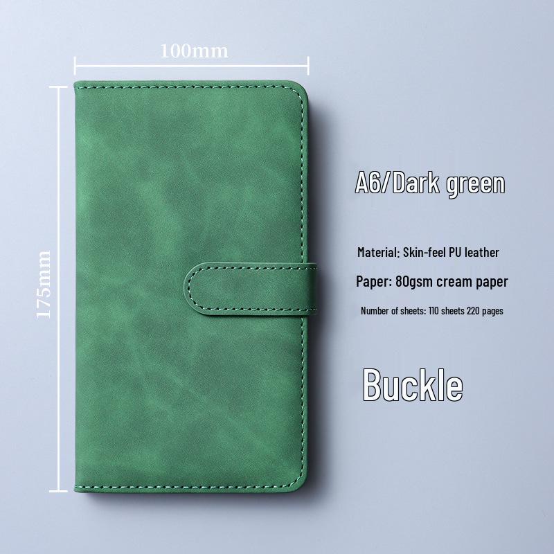 Custom Portable A6 PU Leather Notebook with Logo Printing – Thick, High-Value, Compact Design