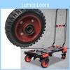 Wind Fire 5inch Heavy Duty Rubber Casters With Dual Ball Bearings For Industrial Hand Trucks