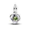 Pandora Spring Green Eternity Circle Dangle Charm 793125c08