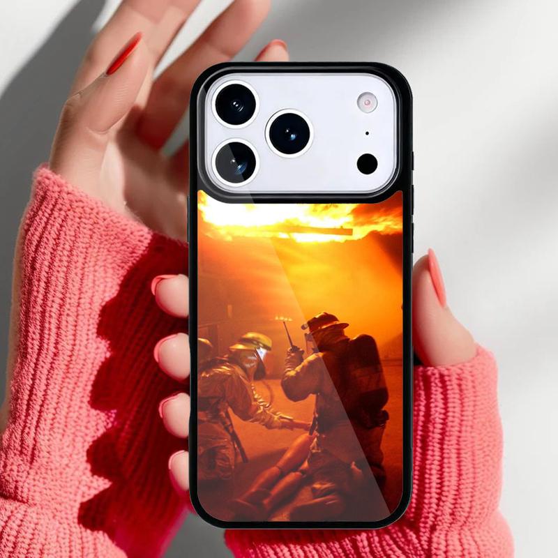 

Firefighter Heroes Fireman Phone Case for iPhone 17 16 15 14 13 Pro Max Back Cover for 12 11 Pro Coque iPhone 14 Pro