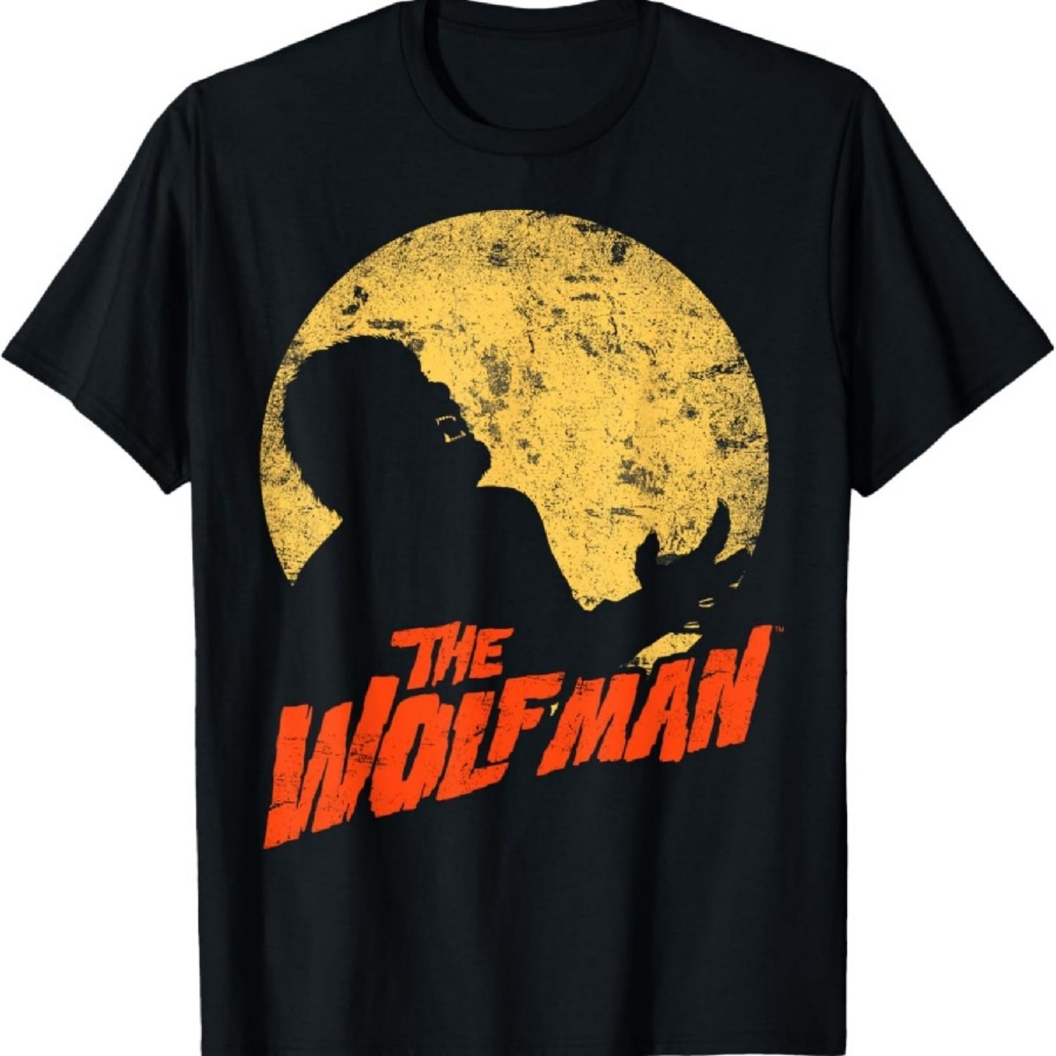 Футболка «Силуэт Человека-волка при лунном свете» S