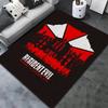 Resident Evil Carpet Rug for Living Room Bedroom Home Sofa Decoration,Kids play Nonslip Floor Mat