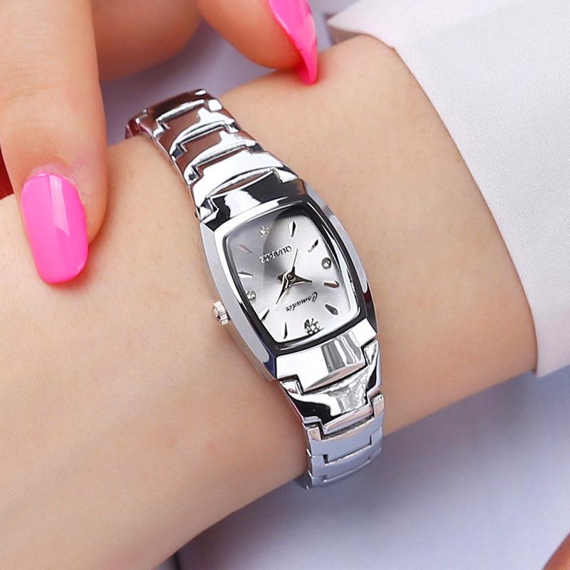 Women's Waterproof Tungsten Steel Quartz Watch with Small Dial