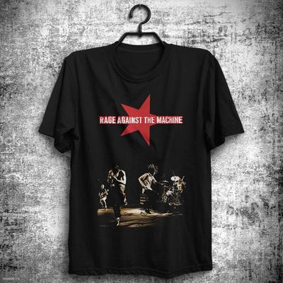 Retro Rage Against The Machine T-Shirt Ratm Evil Empire Zack De La Rocha Brad Wilk