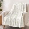 Four Leaf Clover Blanket, Multi-Purpose Air Conditioner Blanket, Soft Double-Sided Flannel Throw Blanket for Sofa Bed Dorm Office