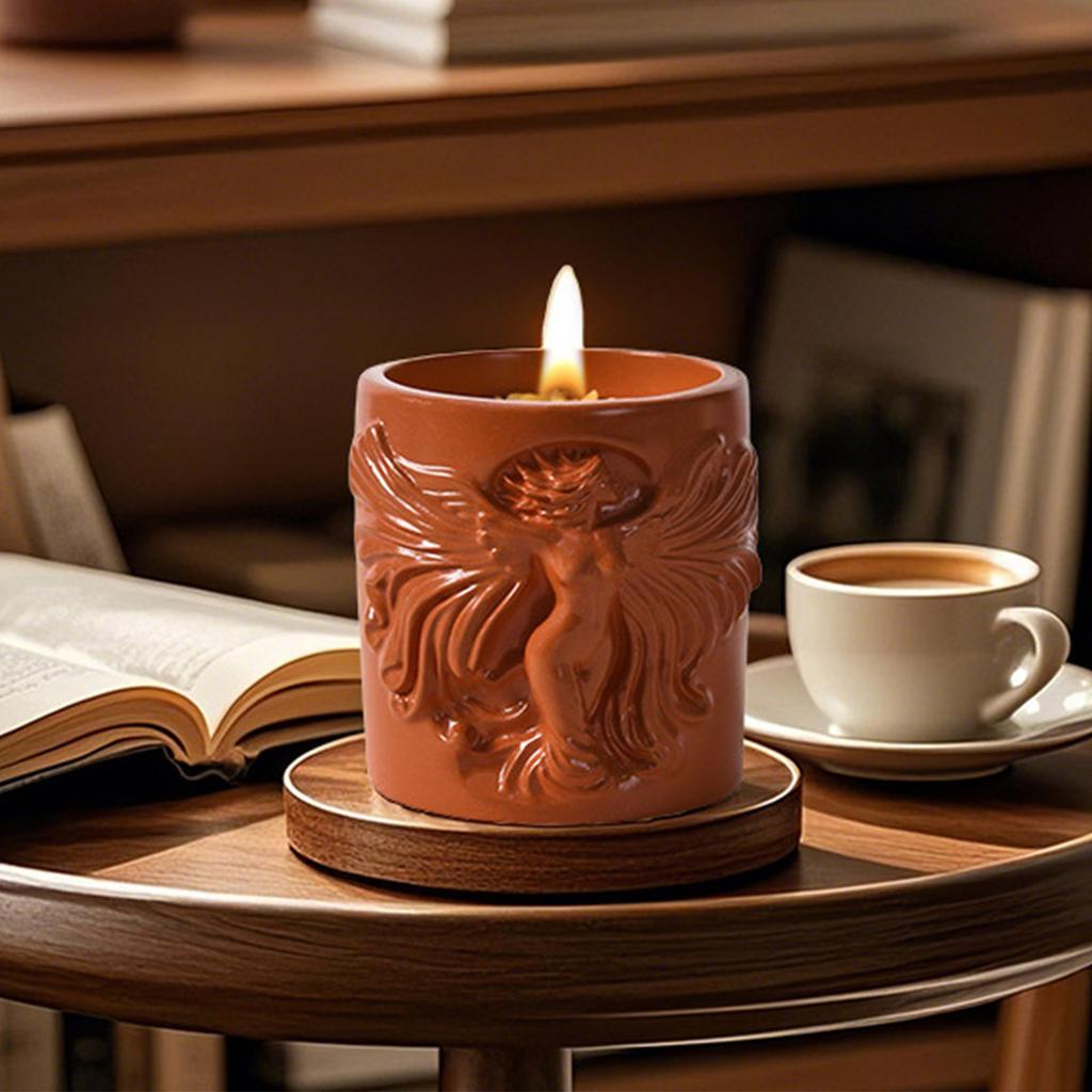 Silicone Mould for Candle Making and Resin Art Statue of Liberty Storage Cup Crafting Nordic Designs Home Decoration