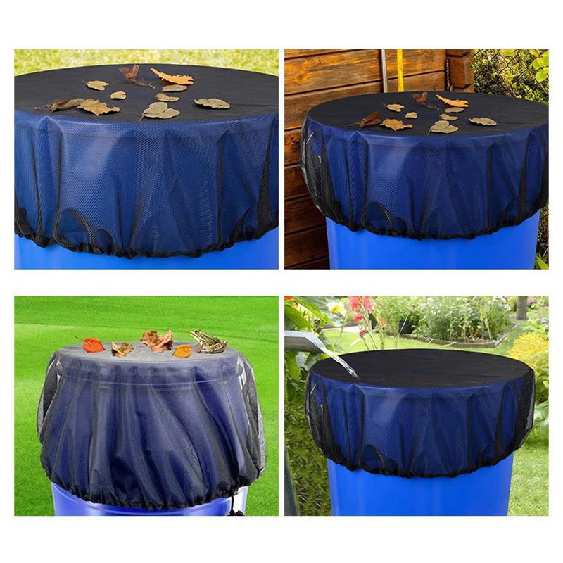 100Cm Mesh Cover Netting For Rain Barrels Water Collection Buckets Cover Water Tank Protection Lid Gardening Tool