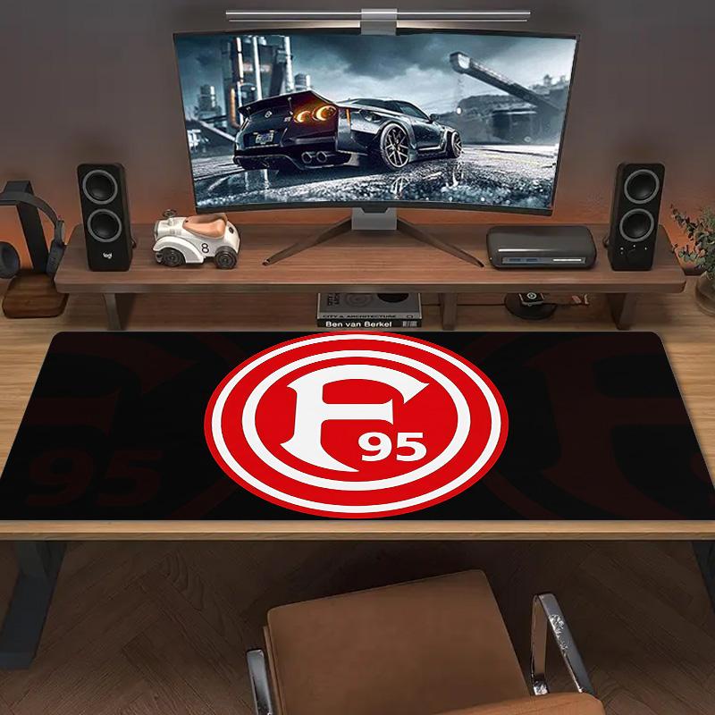 Tappetino per Mouse Colore Fortuna Düsseldorf Grande Cuscino per Tavolo da Gioco Antiscivolo Laptop Tablet Mousepad Grande Tappetino XXL Mini PC Tappetino da Gioco Con bordo bloccato