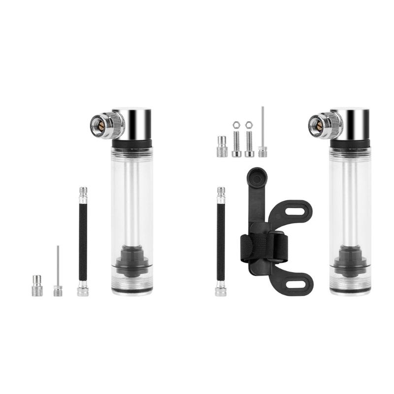 Mini Bike Pump Fit Presta & Schrader 120PSI Includes Mount Kits Lightweight Bicycles Tire Pump for Road Mountain Bikes