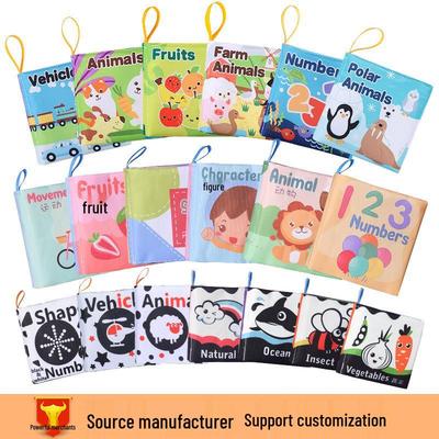 Baby Cloth Crinkle Book - Tear-Proof, 3D, Teething & Early Education Toy for Ages 0-1