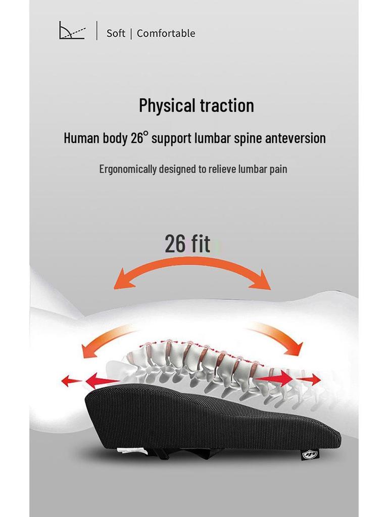 Scaun Auto All-Season și Perna de Suport Lombar cu Spumă cu Memorie pentru Ameliorarea Presiunii pe Coccis