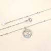 The Rest of Your Life Has Your Mermaid Tail Necklace Female Niche Design Sense Diamond Ring Fish Tail Pendant Jewelry